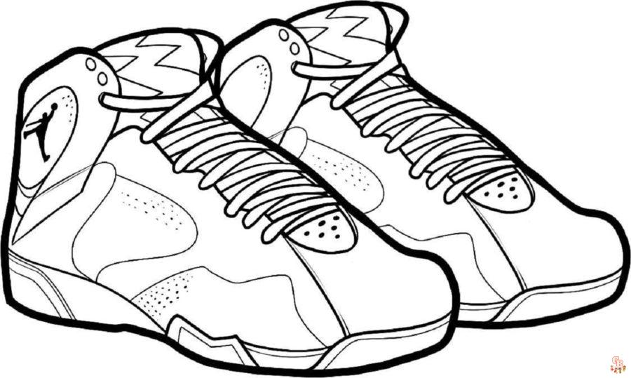 Ausmalbilder Schuh 4