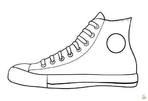 Ausmalbilder Schuh 6