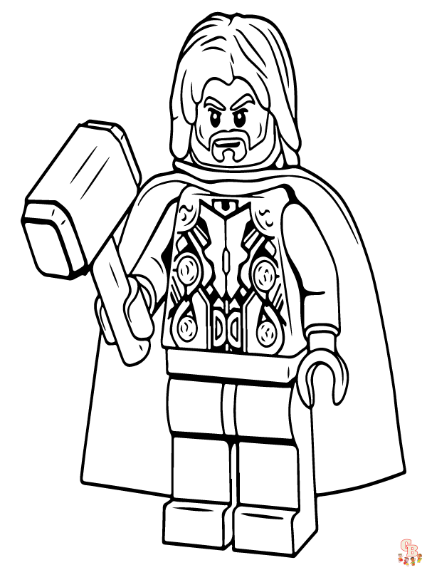 Lego Thor Ausmalbilder 2