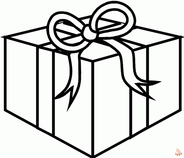 geschenk ausmalbilder 1