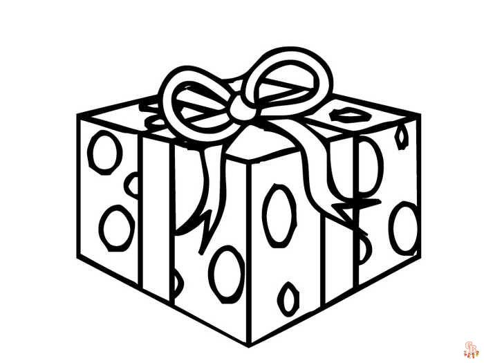 geschenk ausmalbilder 1