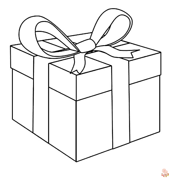 geschenk ausmalbilder 1