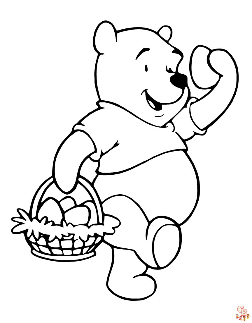 Ausmalbilder winnie puuh ostern 2