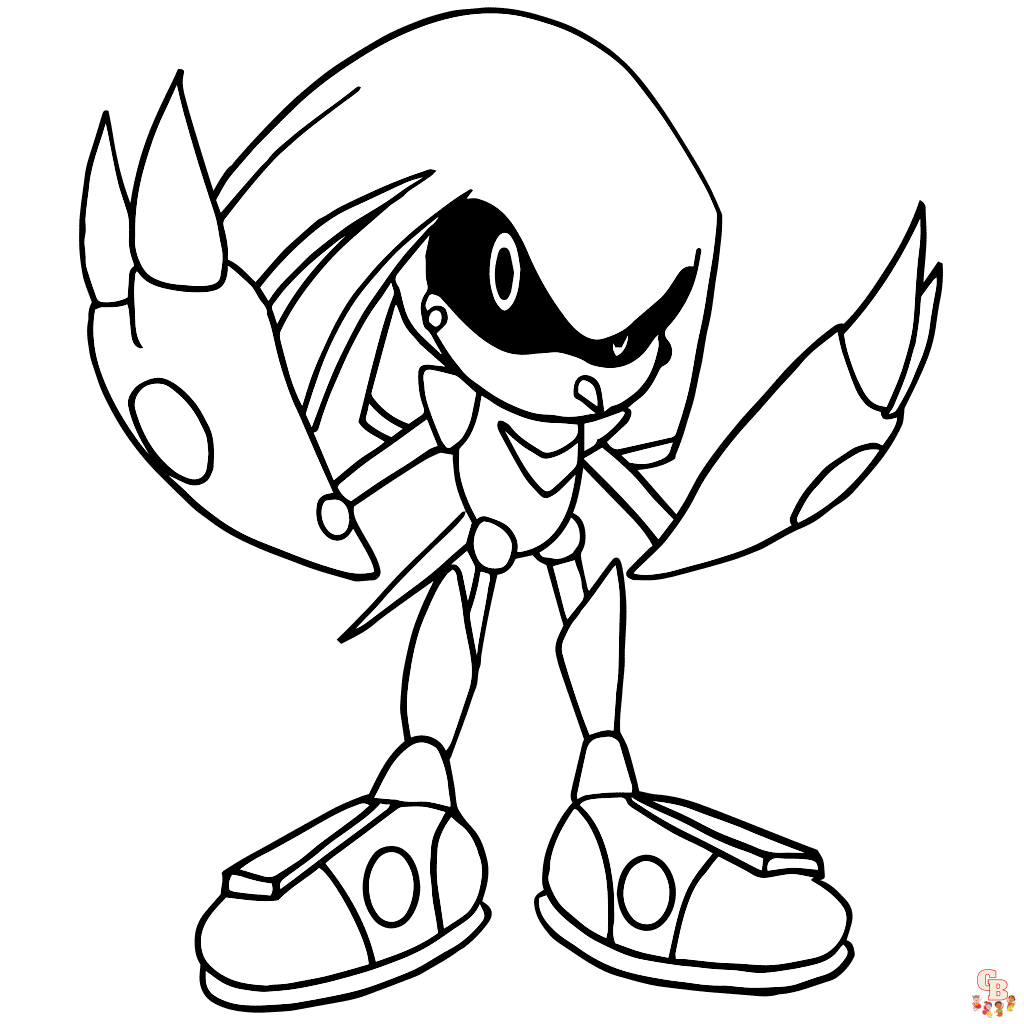 Knuckles the Echidna ausmalbilder kostenlos