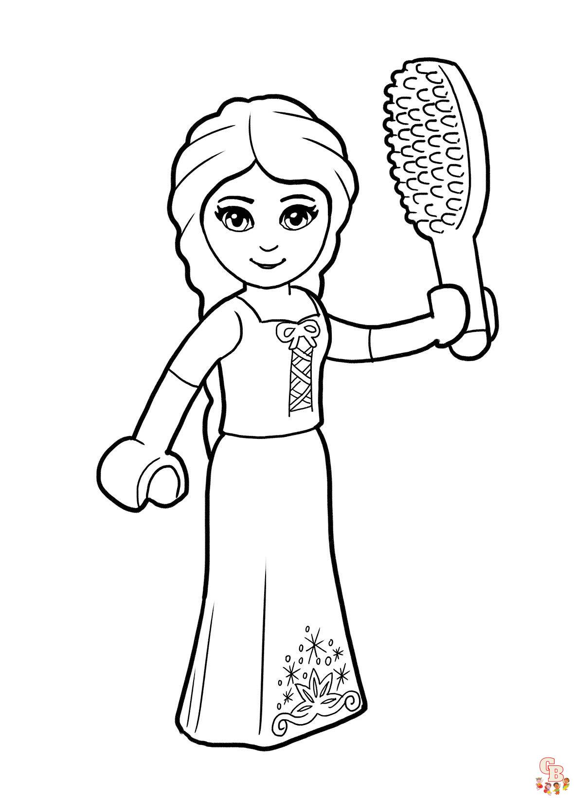 Lego prinzessin Ausmalbilder fuer kinder