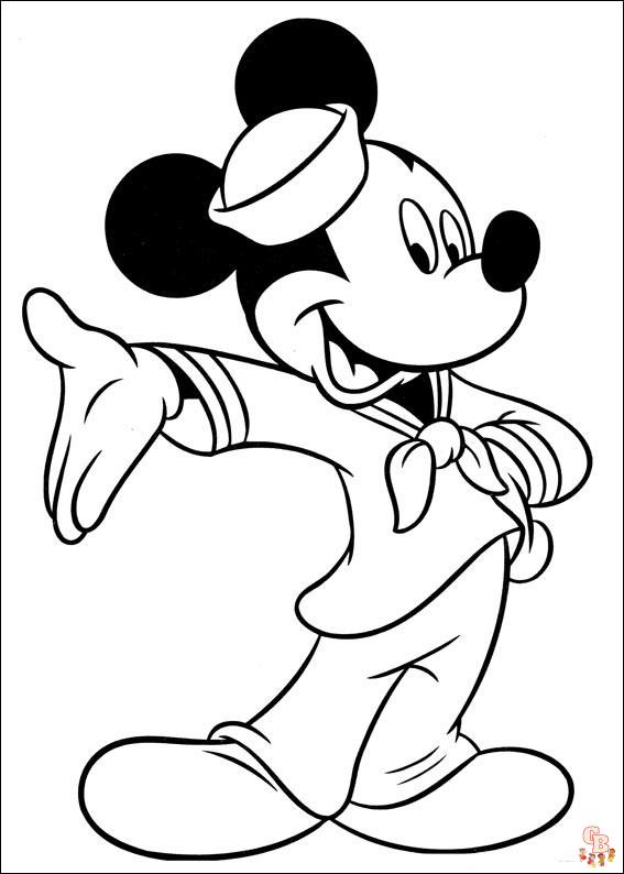 Malvorlagen Micky Maus 1