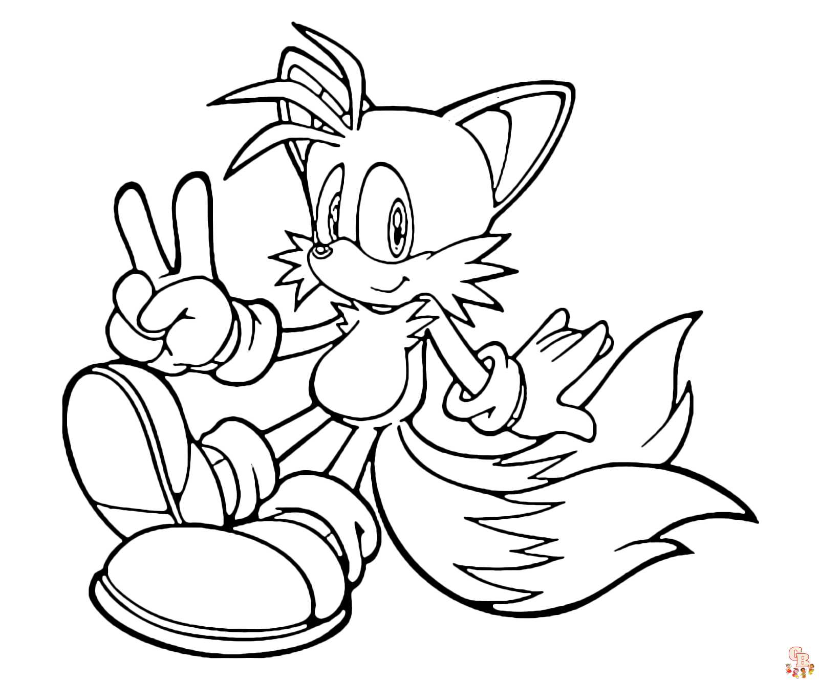 Malvorlagen Miles Tails Prower 1