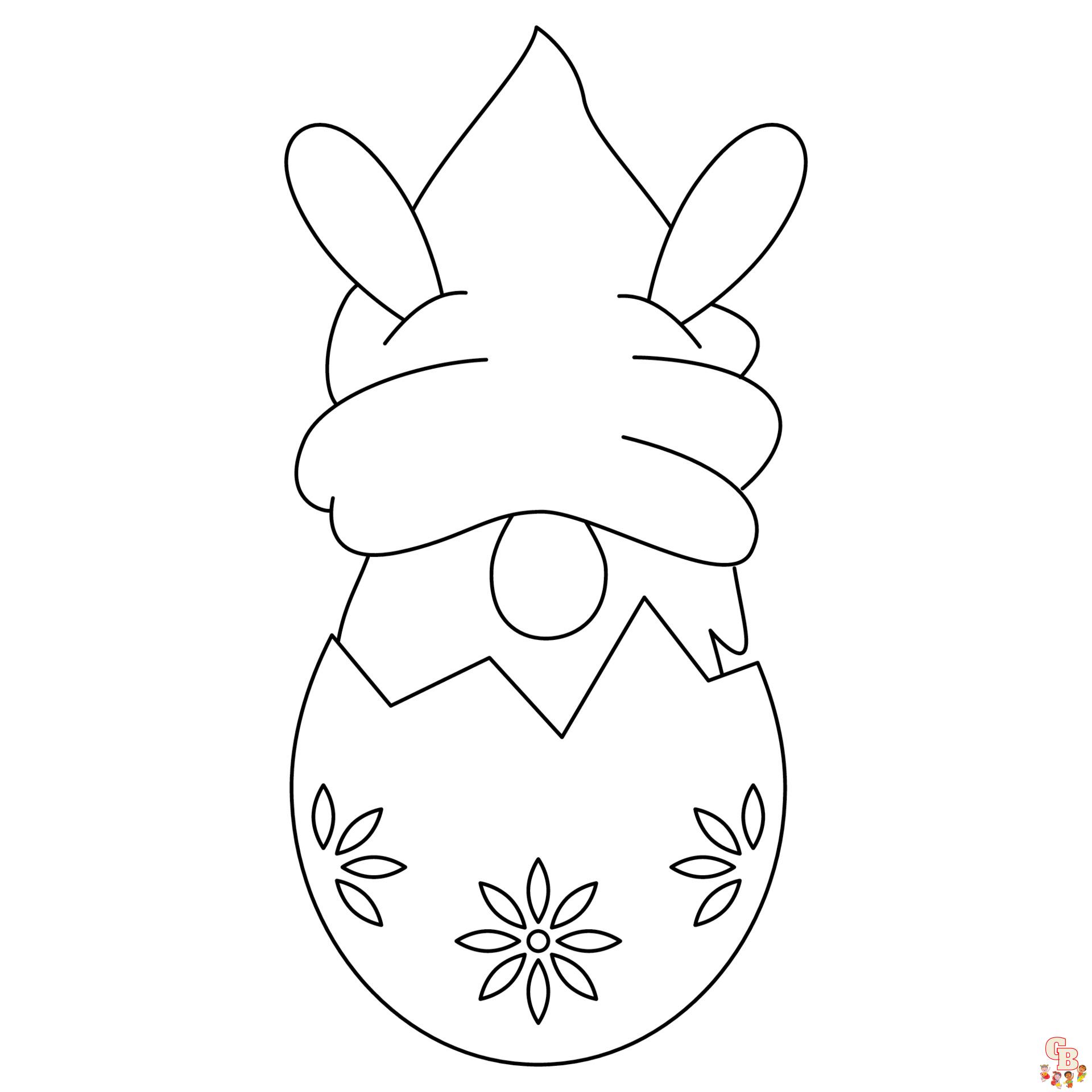 ostern gnome zum ausdrucken 1