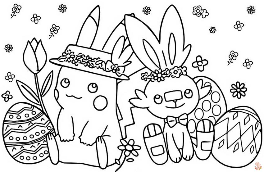 ostern pokemon ausmalbilder kostenlos