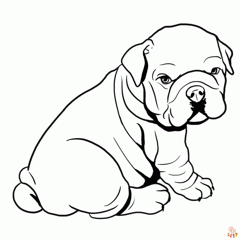 Ausmalspaß mit Bullies: Kostenlose Ausmalbilder Bulldogge für Groß und Klein!