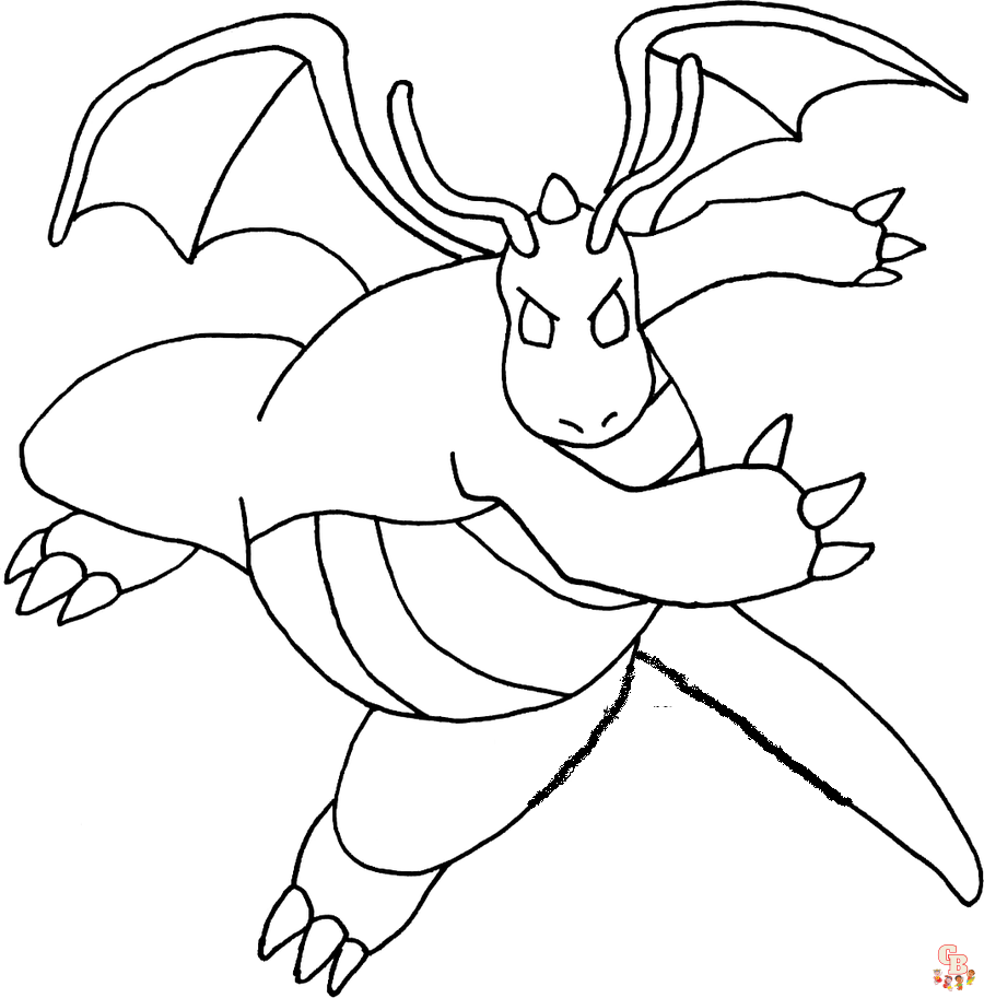 Ausmalbilder Dragonite