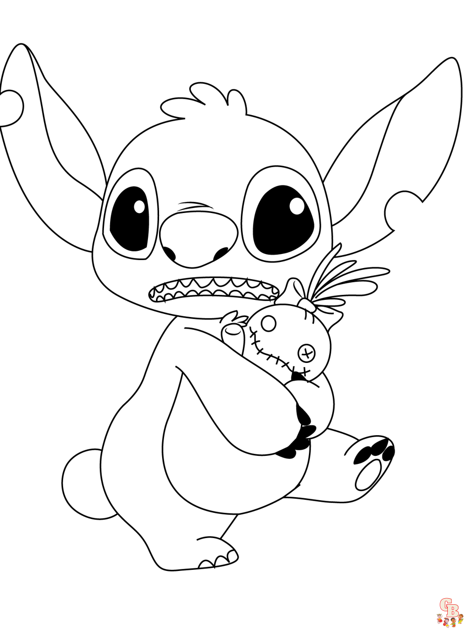 Ausmalbilder stitch