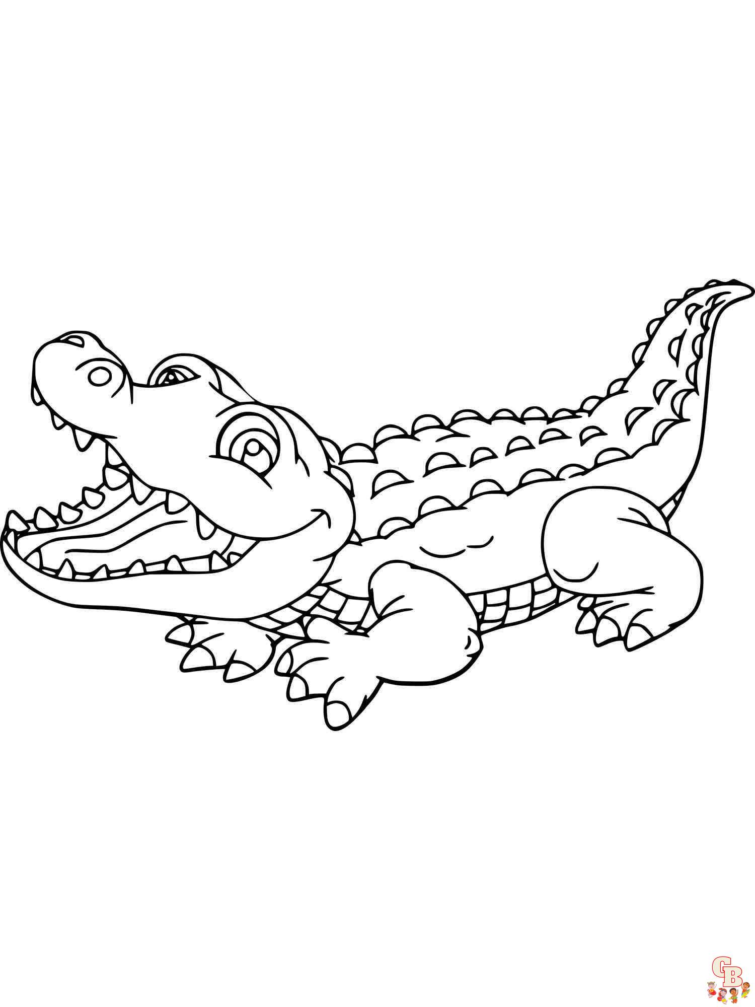 Malvorlagen Alligator