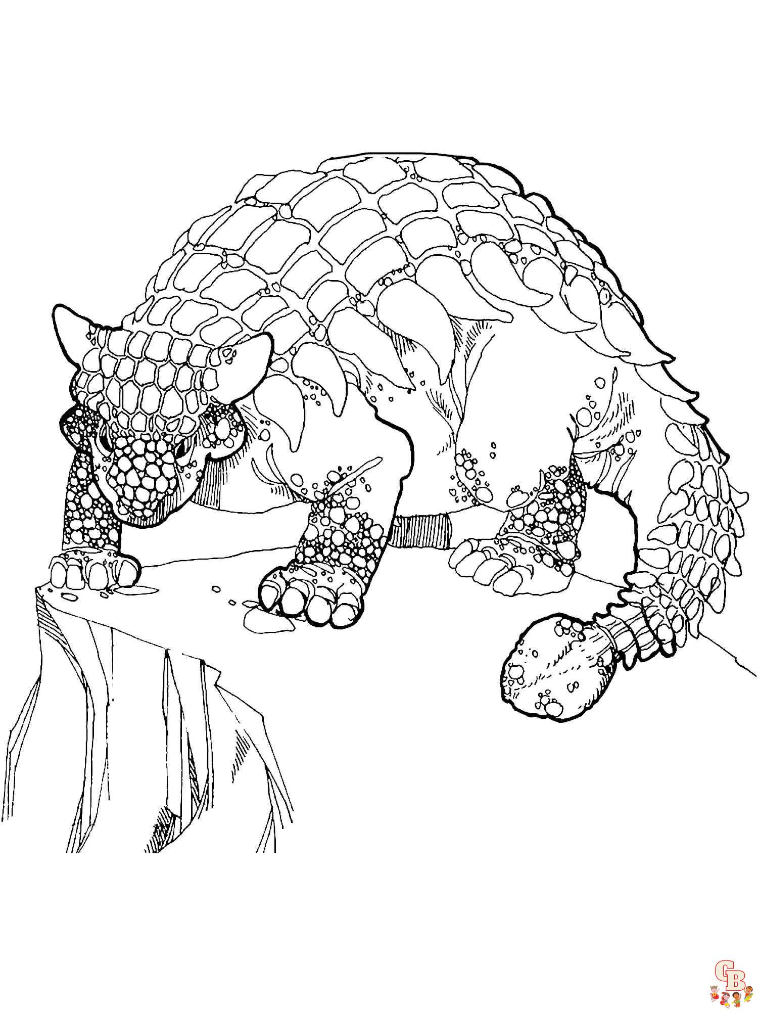 Malvorlagen Ankylosaurus 2