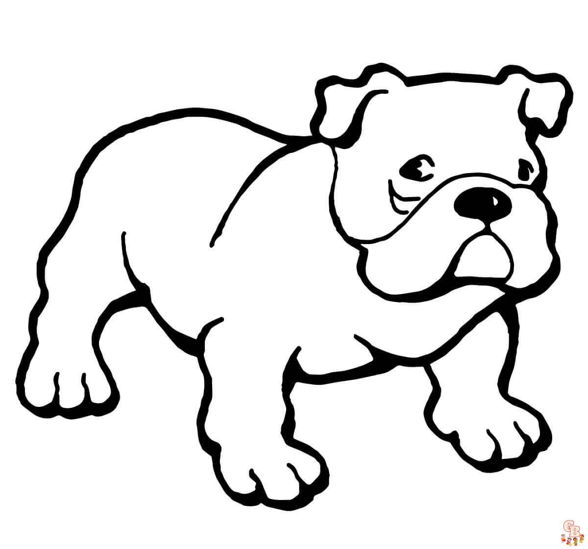 Malvorlagen Bulldogge 1