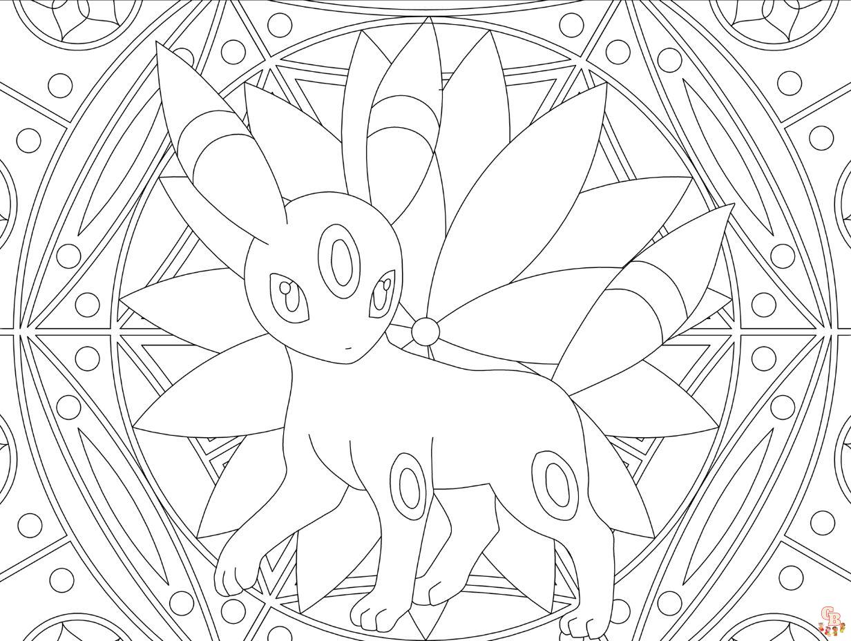 ausmalbilder pokemon mandala