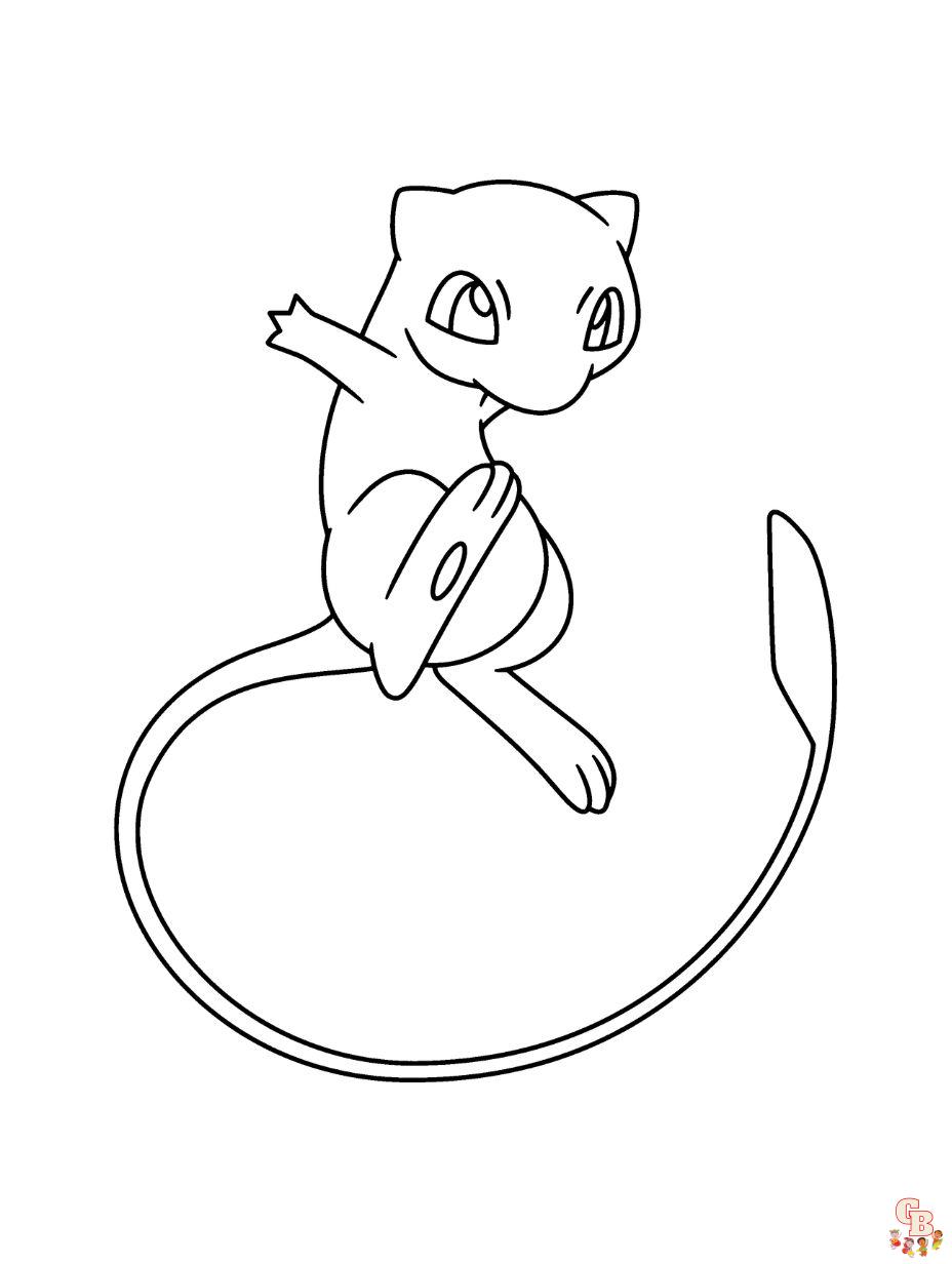 pokemon ausmalbilder mew