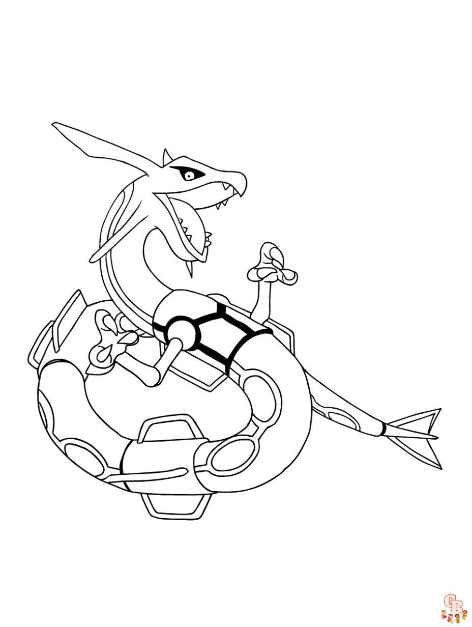 rayquaza pokemon ausmalbilder