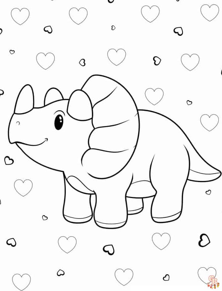 Triceratops ausmalbilder kostenlos