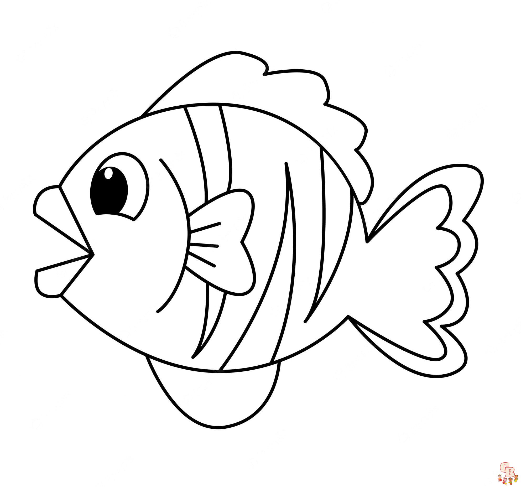 fisch ausmalbild