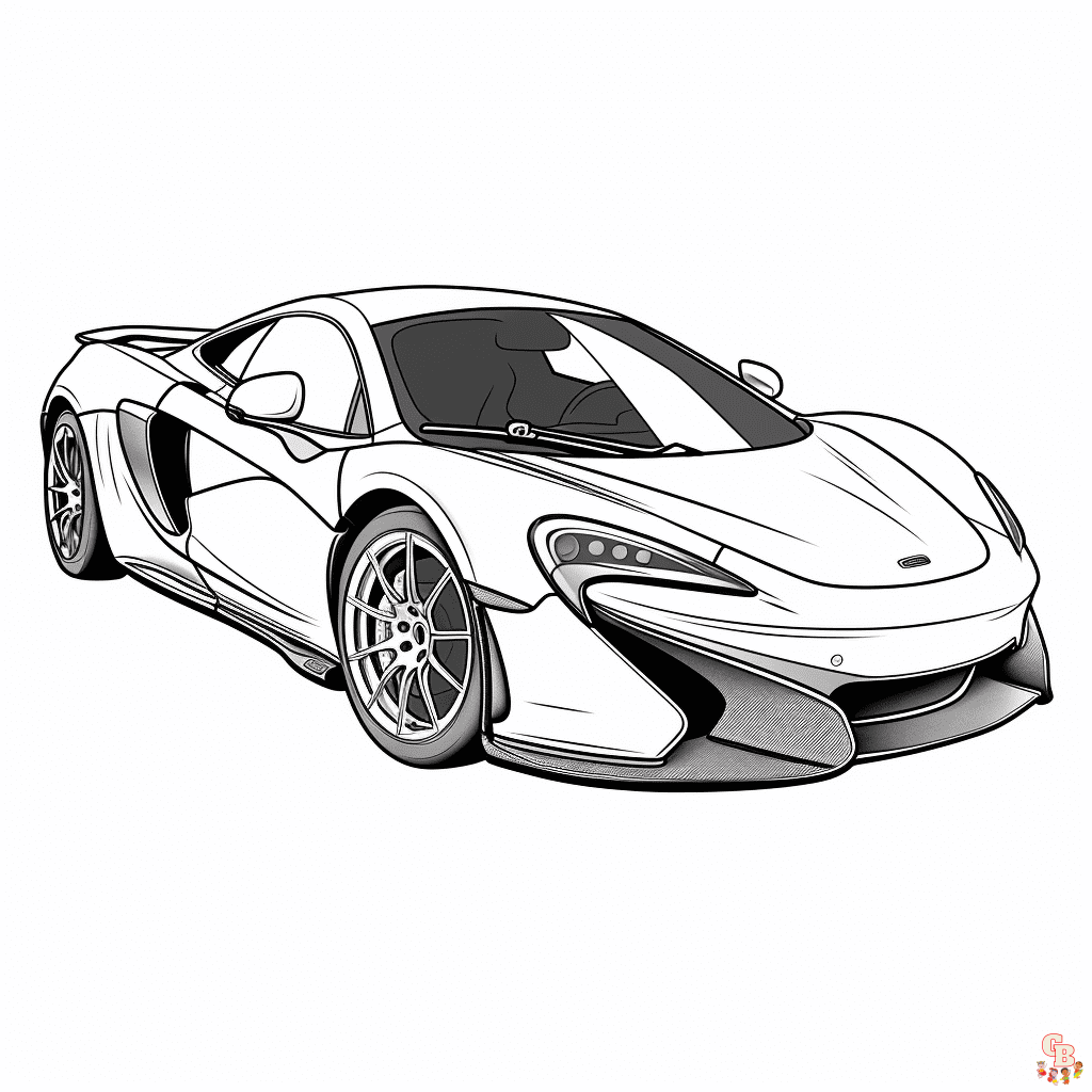 MCLaren ausmalbilder kostenlos