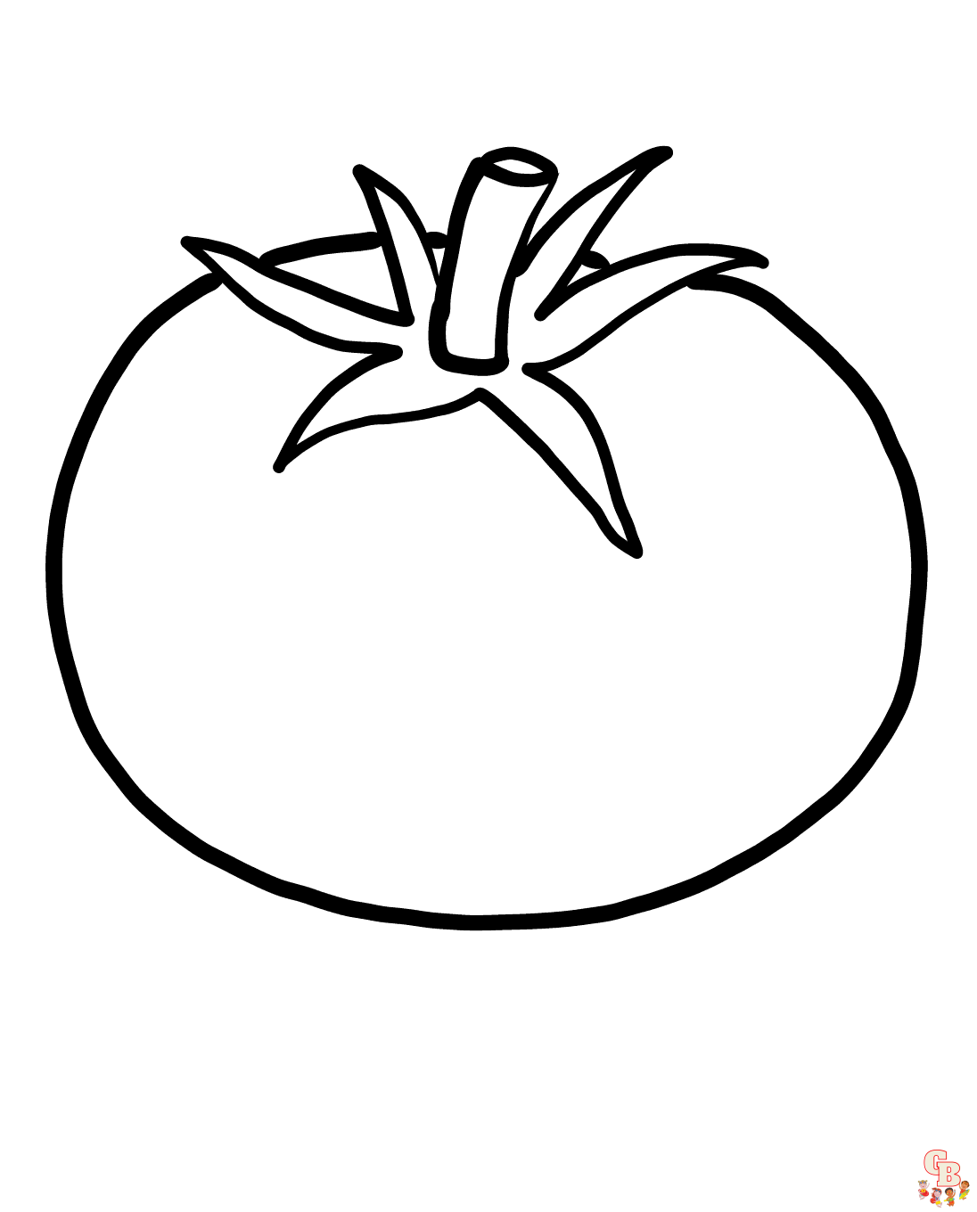 Tomaten ausmalbilder kostenlos