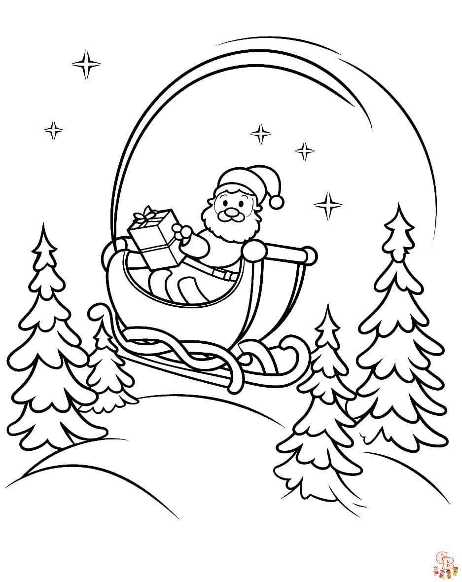 Weihnachts Ausmalbilder fuer Kinder kostenlos