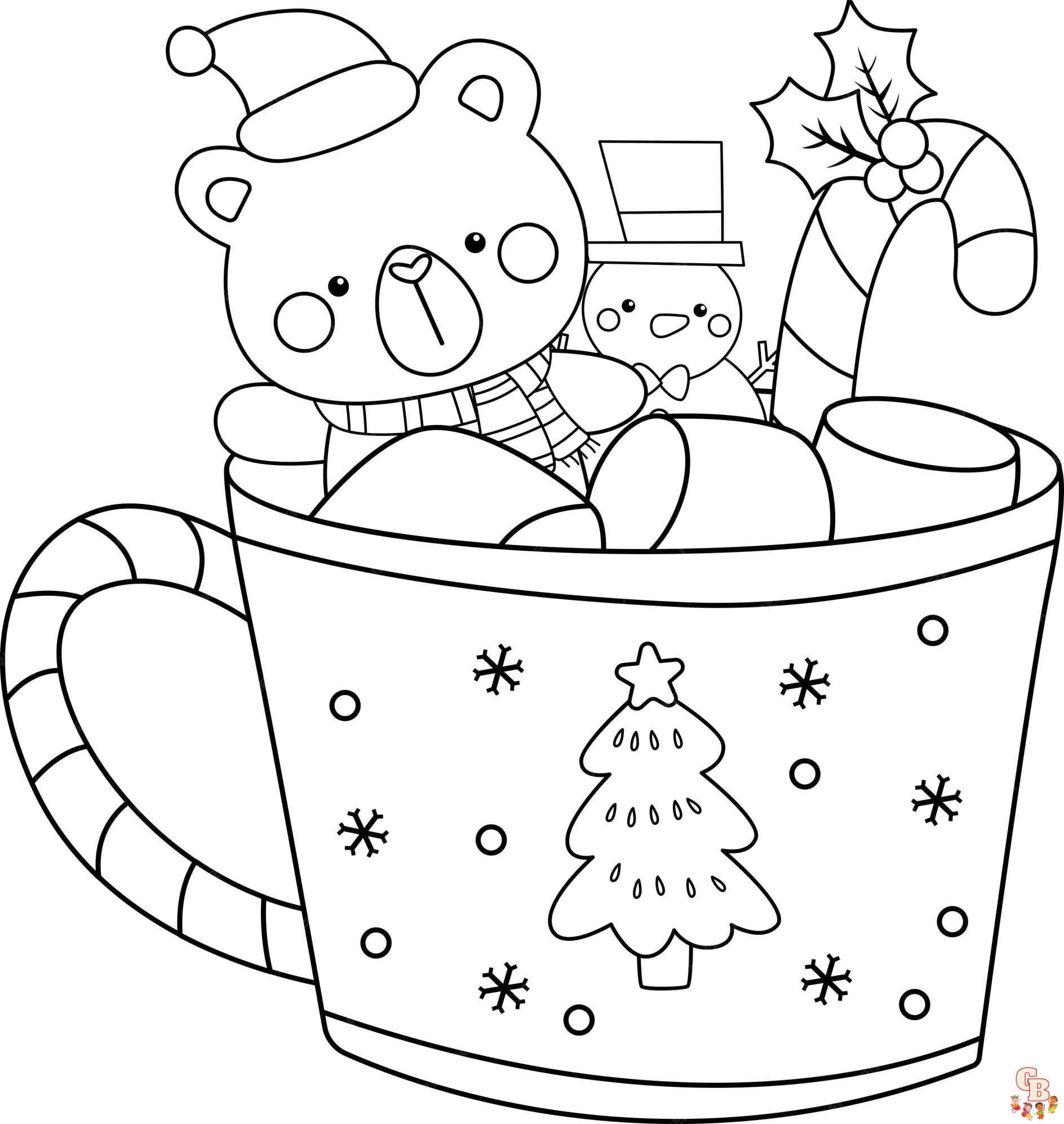 Weihnachts ausmalbild kostenlos