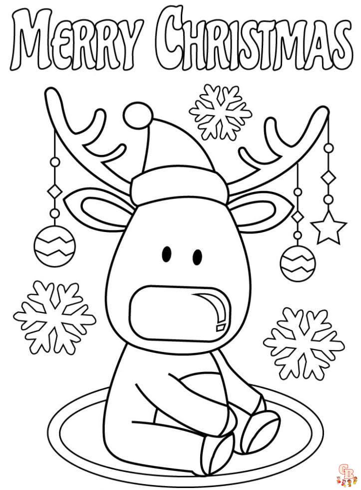 Weihnachts einfache ausmalbilder