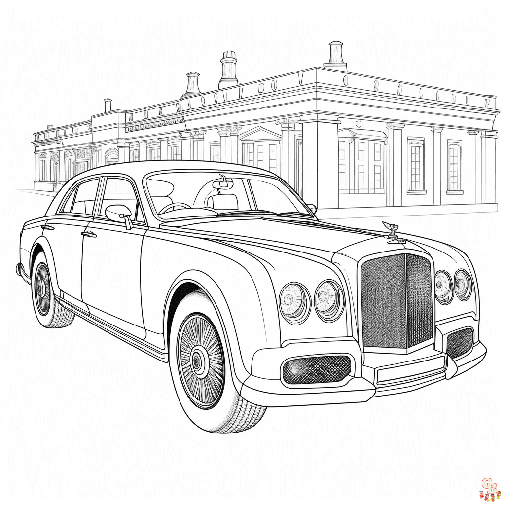 bentley ausmalbilder kostenlos