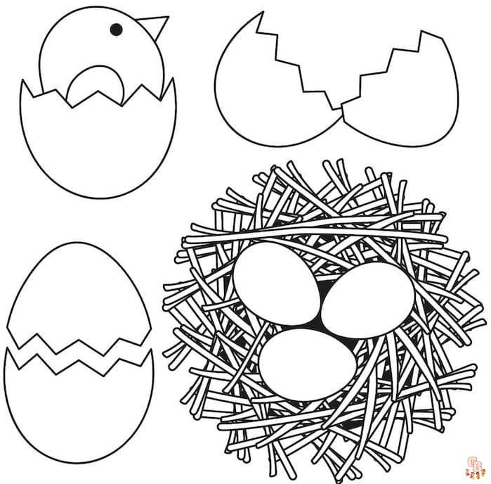 eier ausmalbilder kostenlos