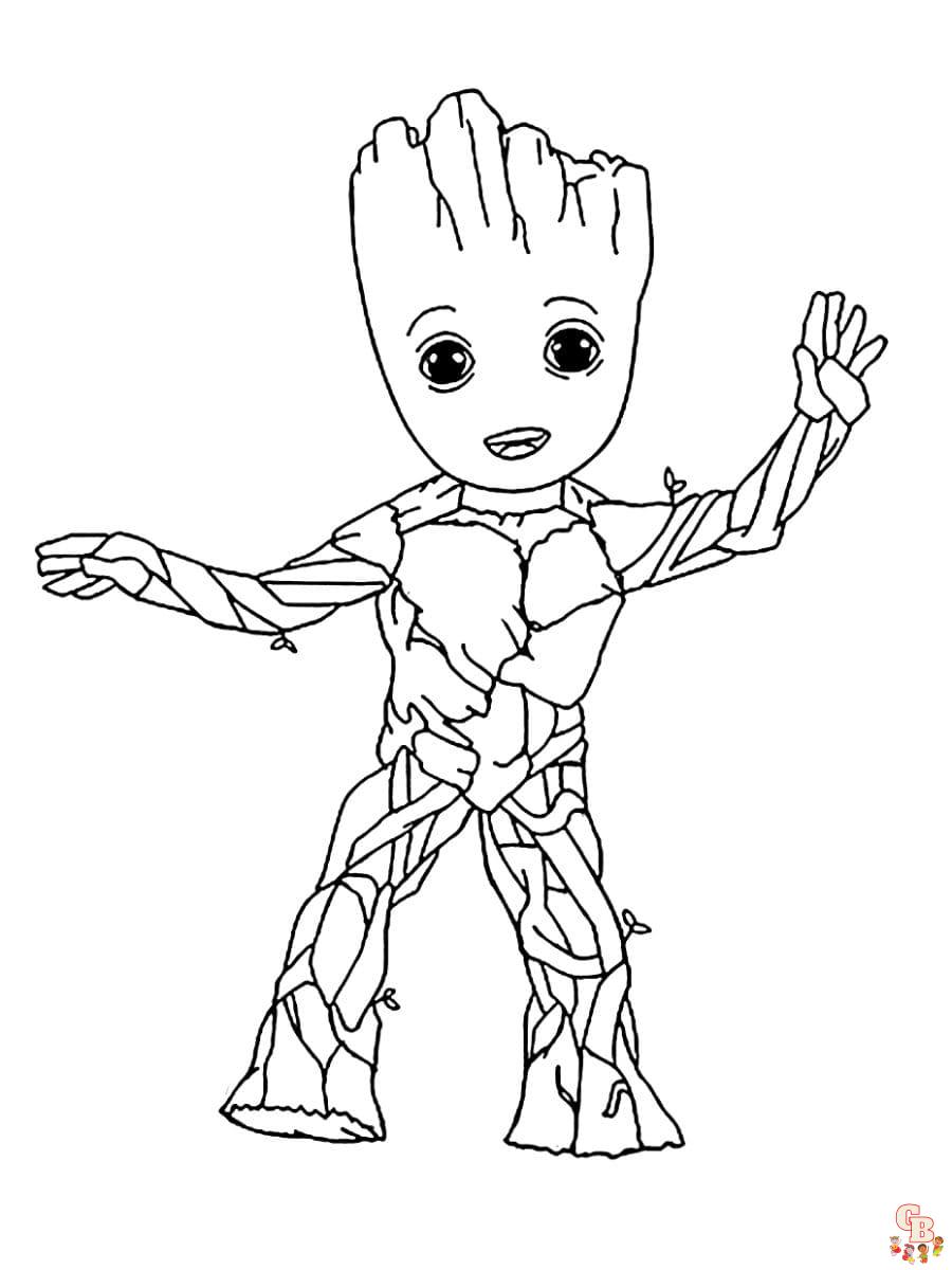 groot ausmalbilder