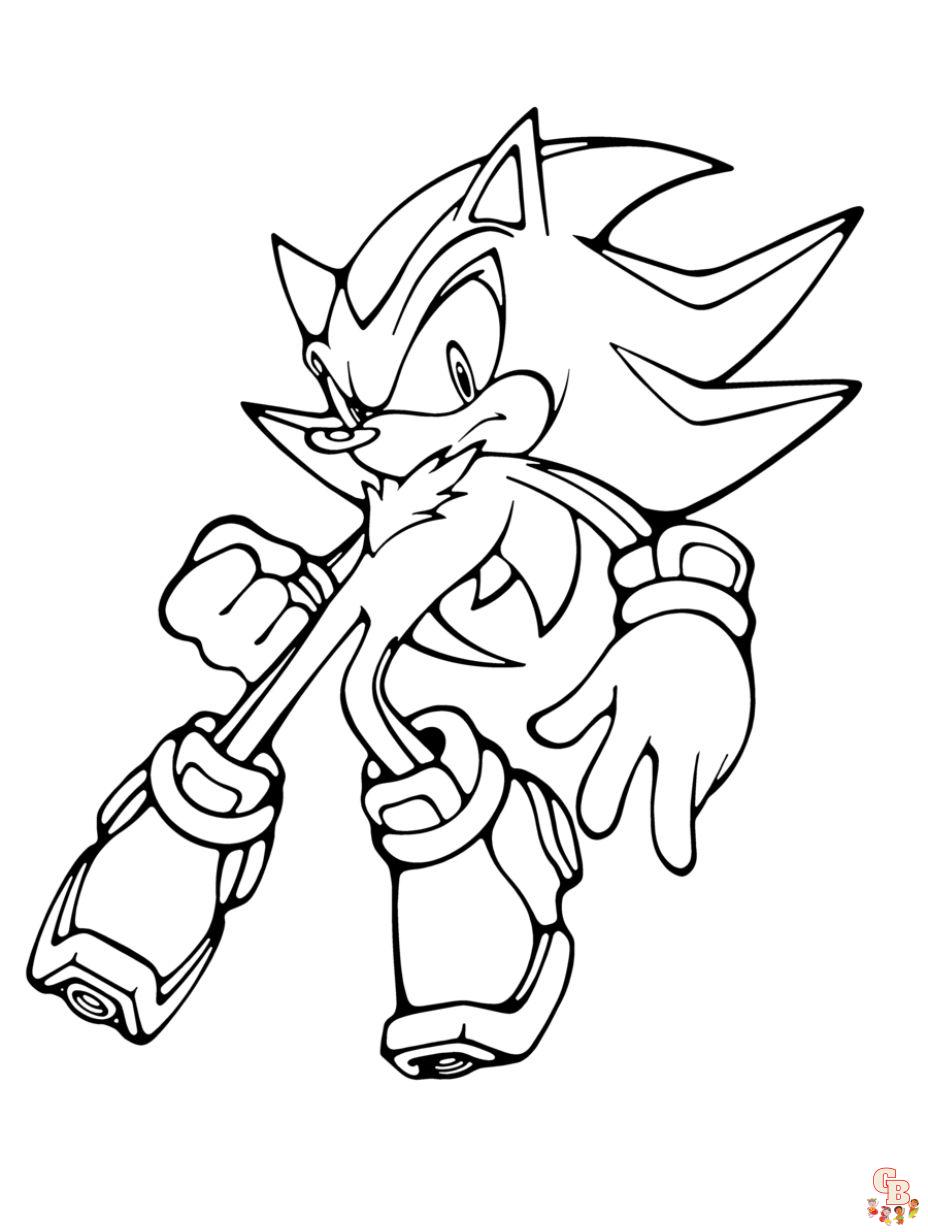 ausmalbilder dark sonic