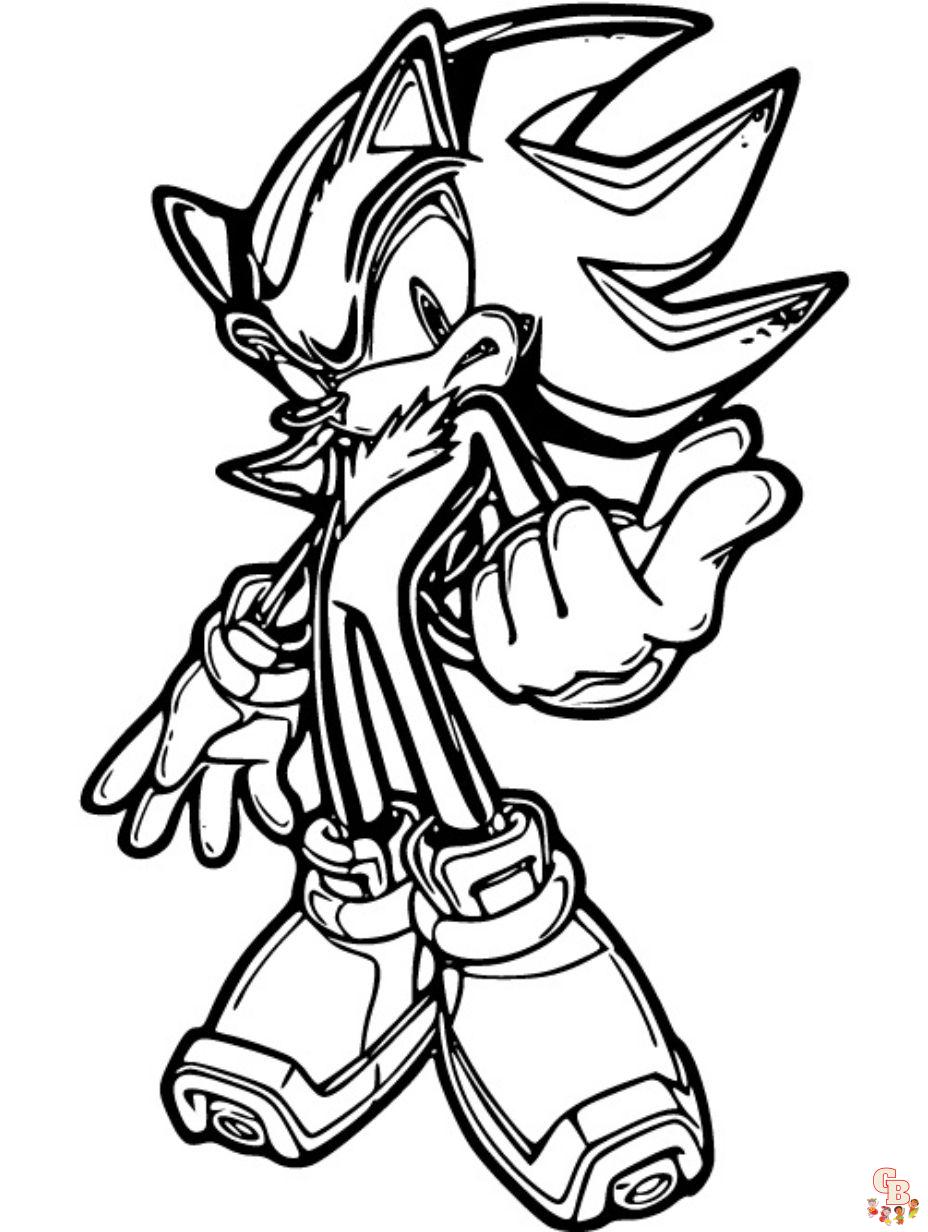 dark sonic ausmalbilder