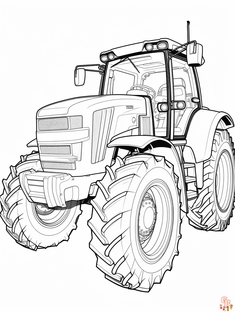 fendt traktor ausmalbil