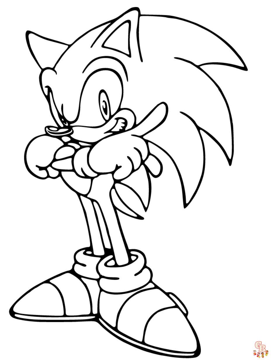 sonic ausmalbilder