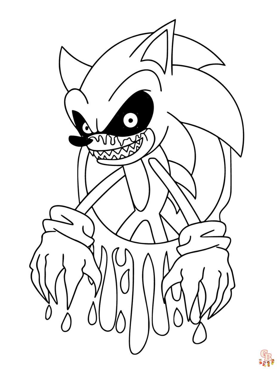 sonic.exe ausmalbilder